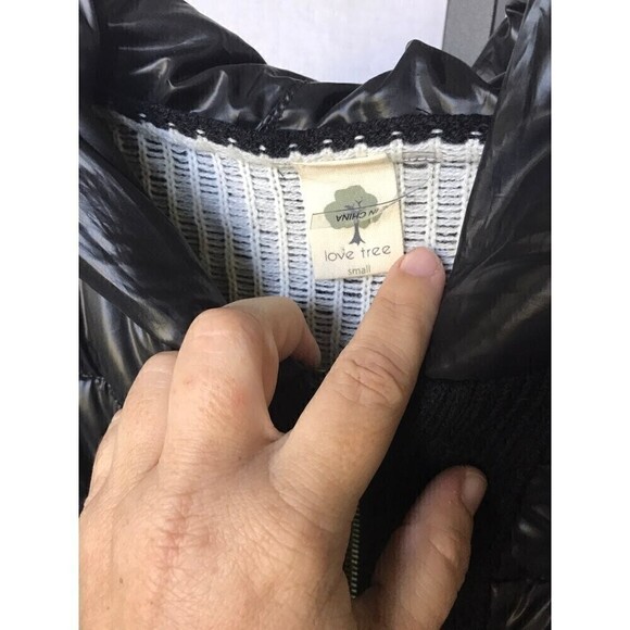 Nordstrom rack: Love Tree small puffer vest: design on back - Picture 3 of 5